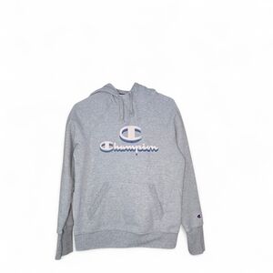 Champion Heather Gray Pullover Hoodie
